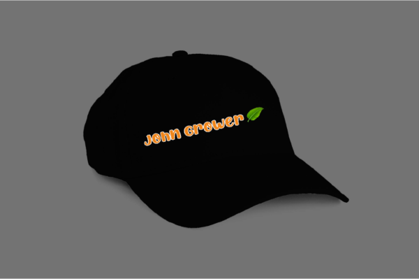 Jgw - Hat - Weed Baseball Cap - Black Color