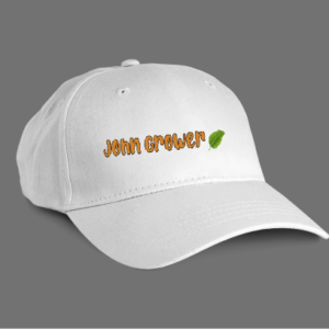 Jgw - Hat - Weed Baseball Cap - White Color